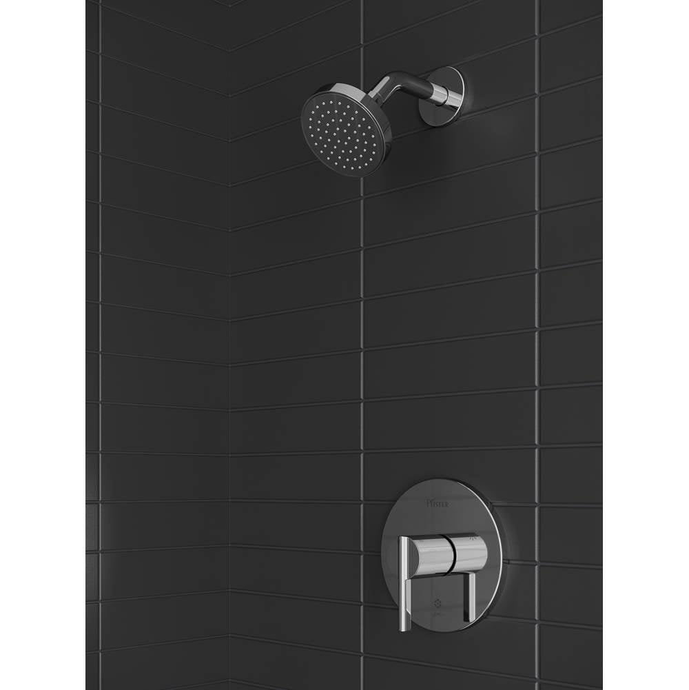 Brislin Shower trim, Showerhead not Included in Matte Black
