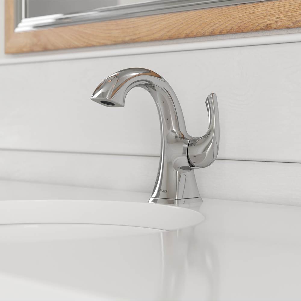 Bronson Single Control 4'' Centerset Bathroom Faucet in Polished Chrome