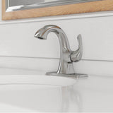 Bronson Single Control 4'' Centerset Bathroom Faucet in Polished Chrome