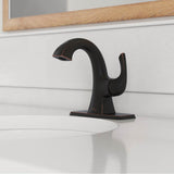 Bronson Single Control 4'' Centerset Bathroom Faucet in Polished Chrome