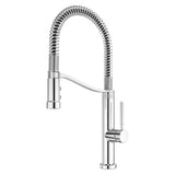Pfister - Bruton Culinary 1-Handle Pull-Down Kitchen Faucet in Polished Chrome - Polished Chrome