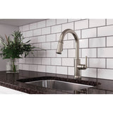 Colfax Pulldown Kitchen Faucet in Matte Black