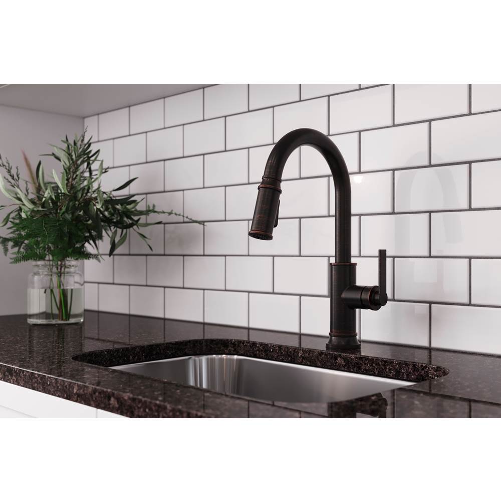 Colfax Pulldown Kitchen Faucet in Matte Black