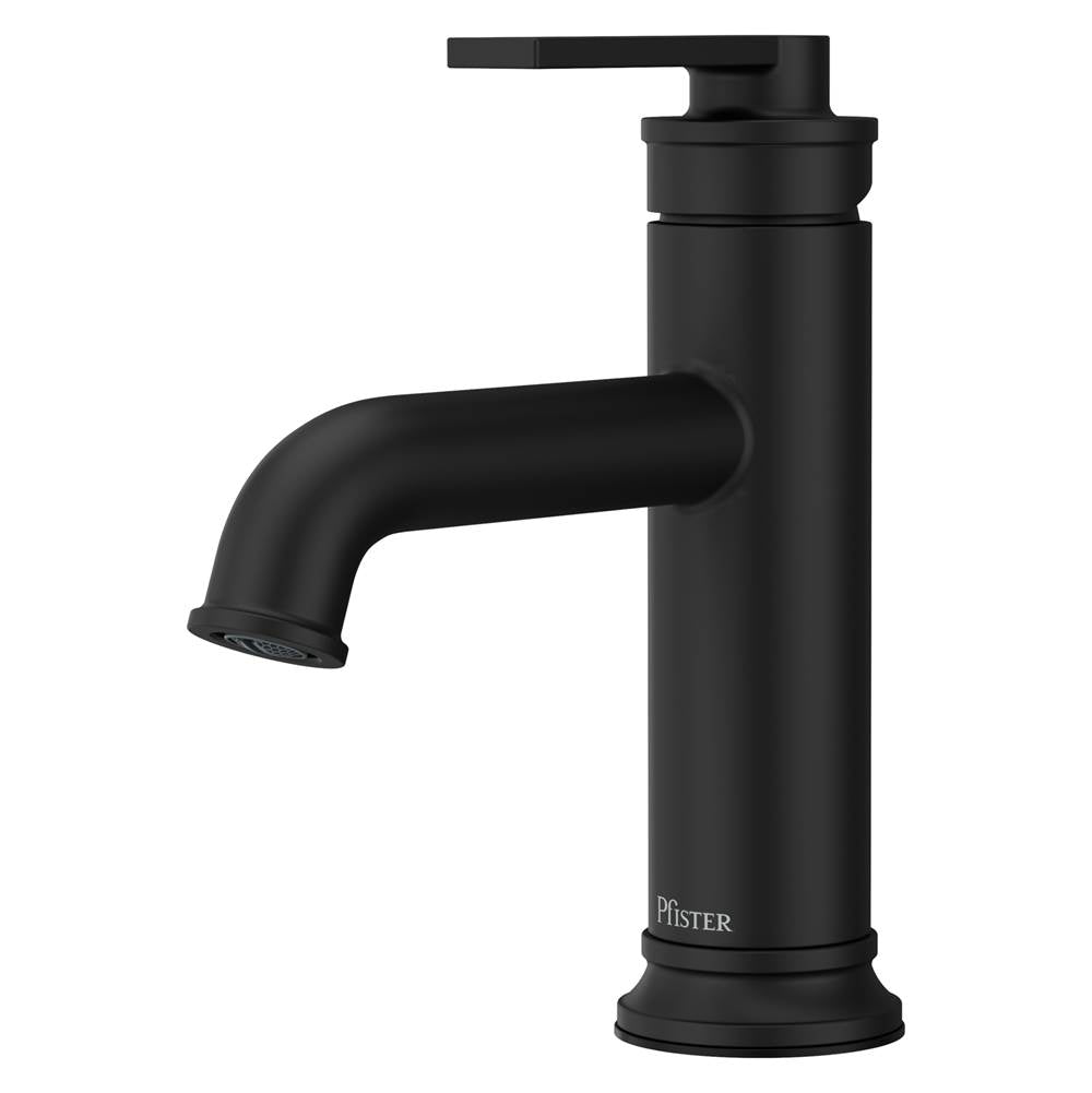 Pfister - Colfax Single Control 4'' Centerset Bathroom Faucet in Matte Black - Matte Black