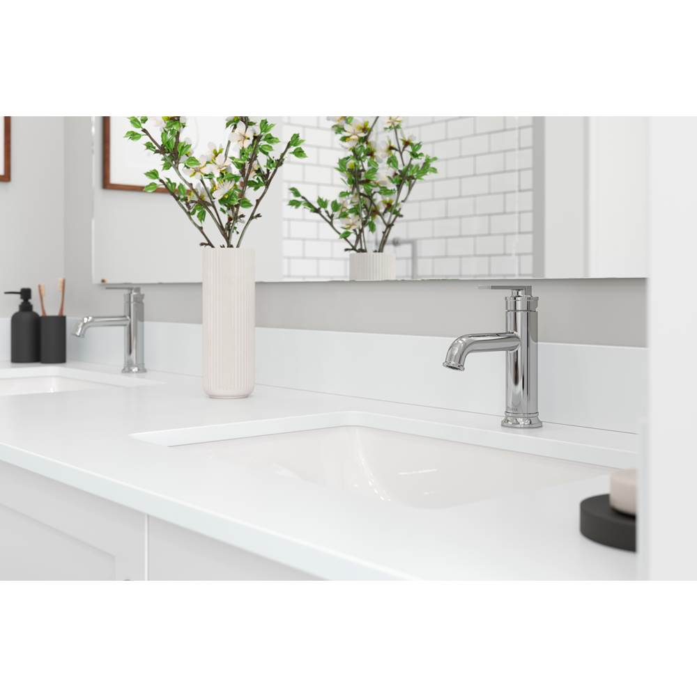 Colfax Single Control 4'' Centerset Bathroom Faucet in Matte Black