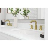 Colfax 2-Handle 8'' Widespread Bathroom Faucet in Matte Black