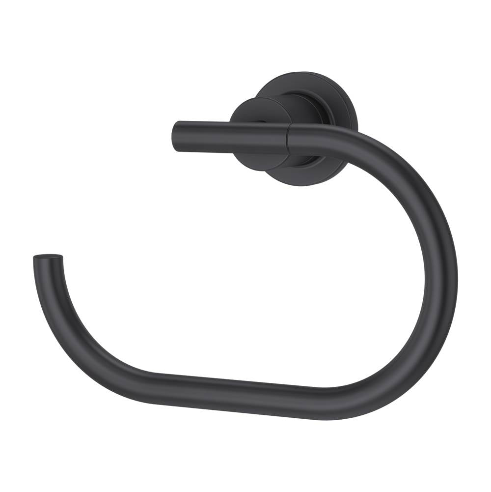 Pfister - Contempra Towel Ring in Matte Black - Matte Black
