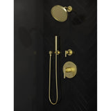 Contempra 4-Piece Wallmount Handshower in Matte Black