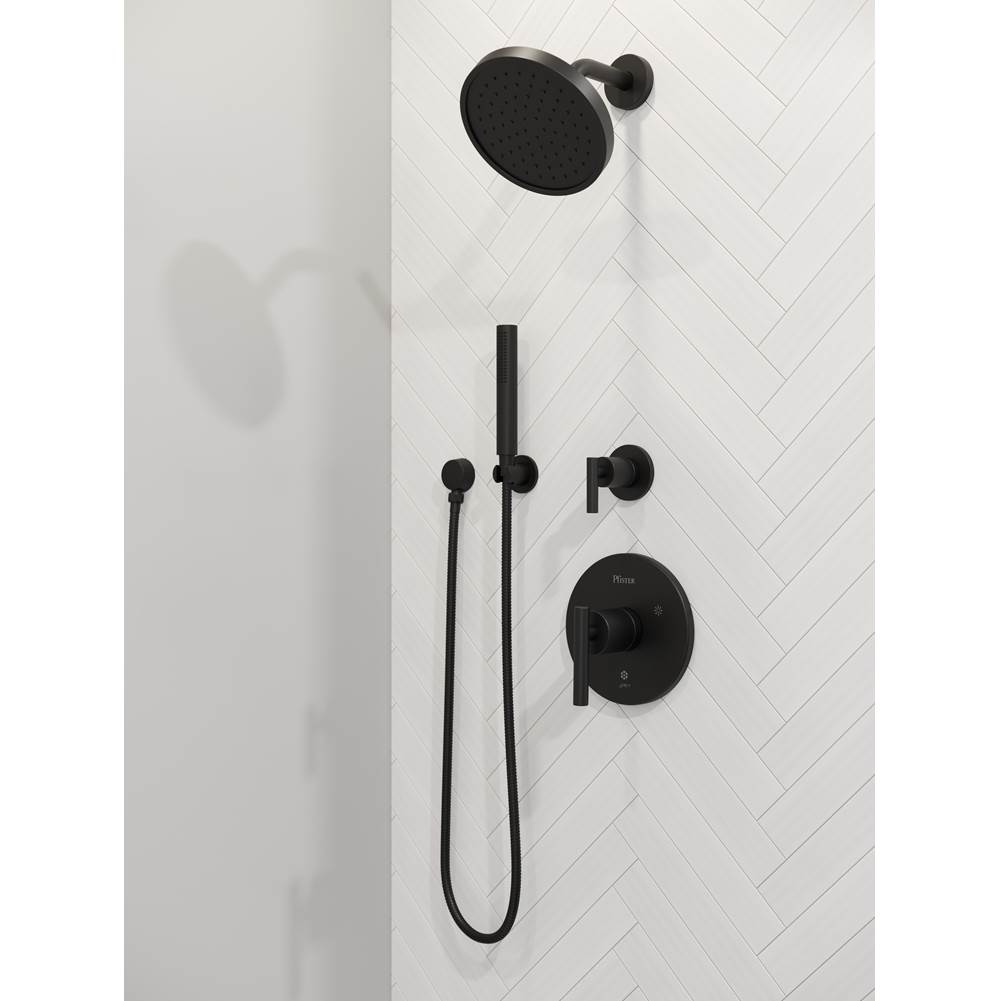 Contempra 4-Piece Wallmount Handshower in Matte Black