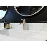 Contempra Single Control 4'' Centerset Bathroom Faucet in Brushed Nickel