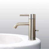 Contempra Single Control 4'' Centerset Bathroom Faucet in Brushed Nickel