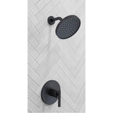 Contempra 1-Handle Shower Only Trim in Matte Black