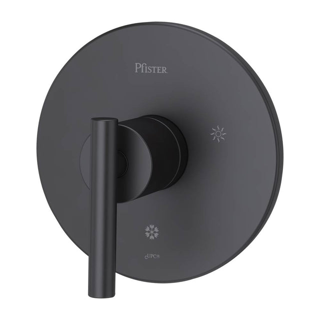 Pfister - Contempra 1-Handle Tub & Shower Valve Only Trim in Black - Matte Black