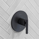 Contempra 1-Handle Tub & Shower Valve Only Trim in Black
