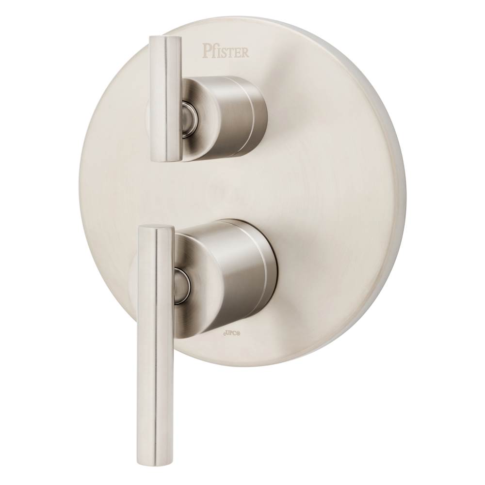 Pfister - Contempra Stacked Diverter Trim Kit in Brushed Nickel - Brushed Nickel