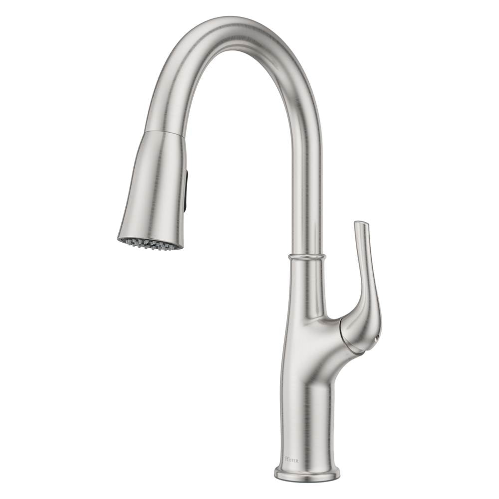 Pfister - Highbury Pulldown Kitchen Faucet in Stainless Steel - Stainless Steel