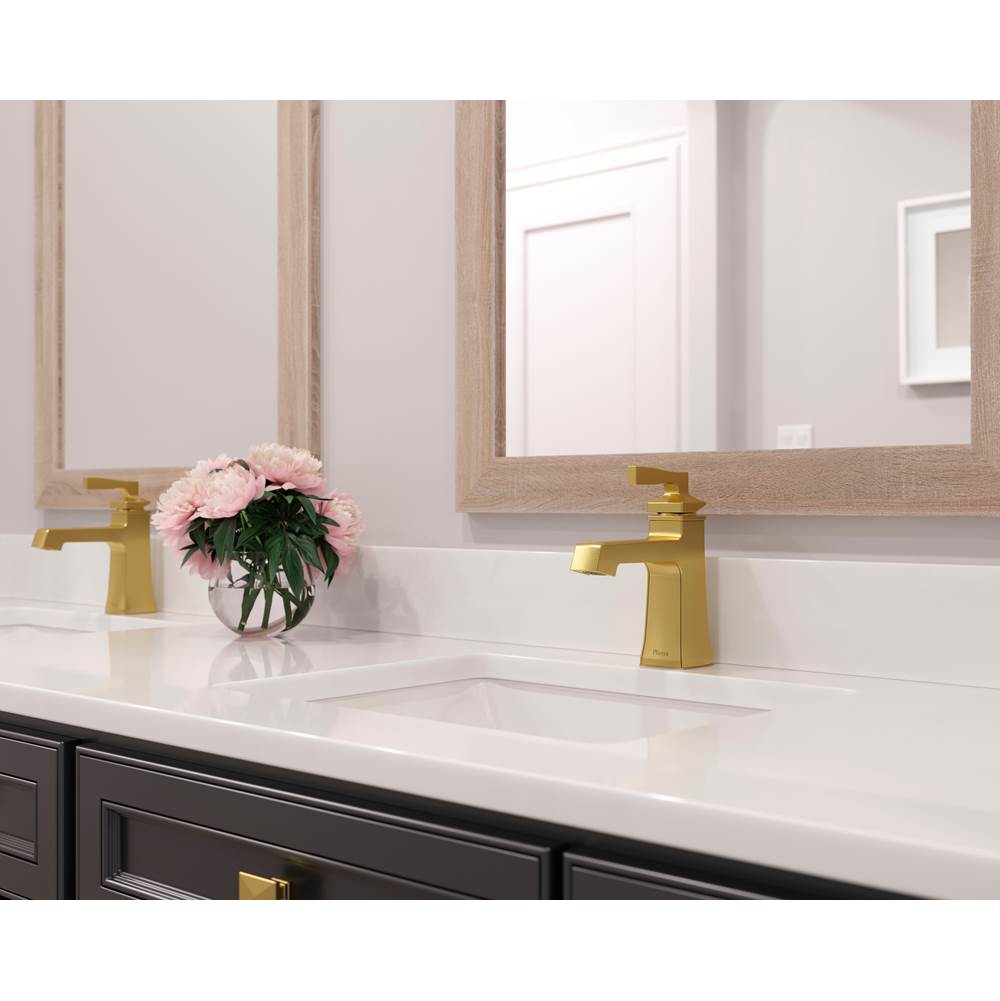 Holliston Single Control  Bathroom Faucet in Brushed Gold