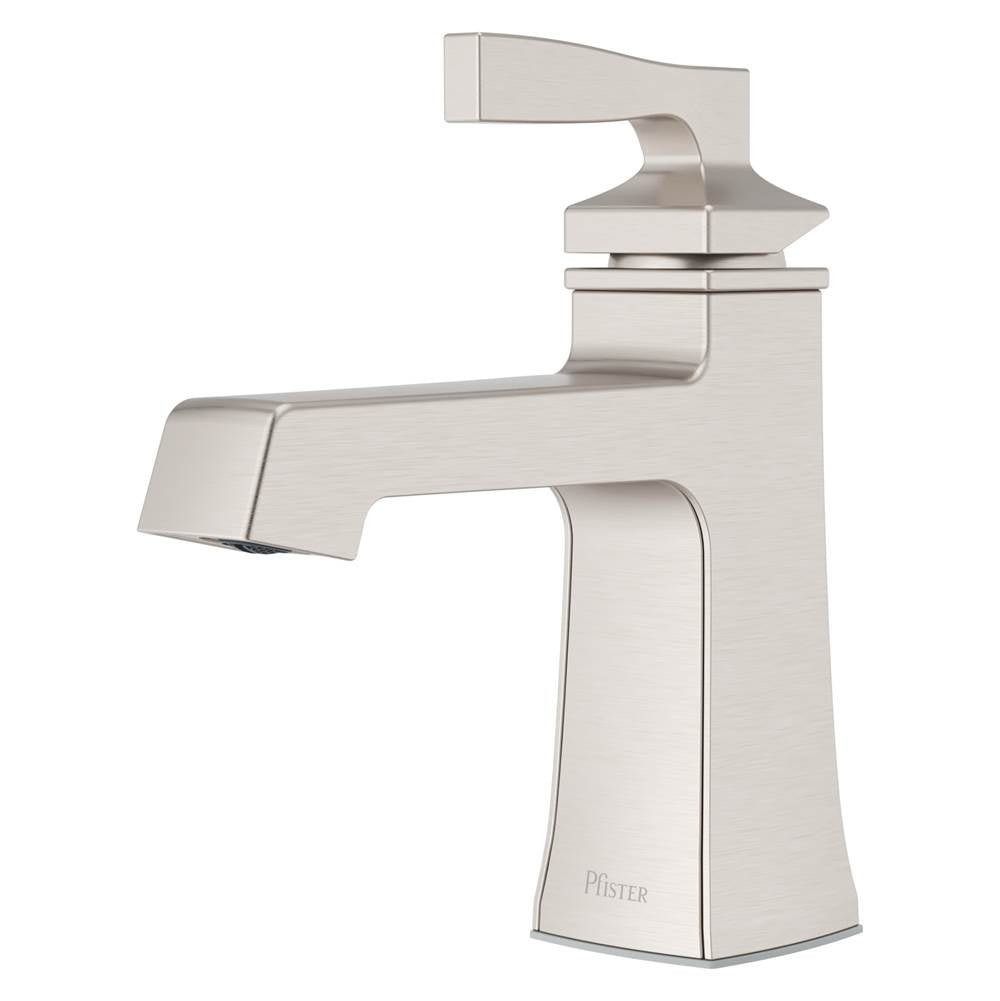 Pfister - Holliston Single Control  Bathroom Faucet in Spot Defense Brushed Nickel - Spot Defense Brushed Nickel