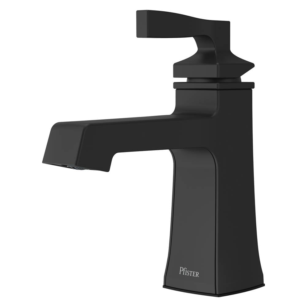 Pfister - Holliston Single Control  Bathroom Faucet in Spot Defense Matte Black - Spot Defense Matte Black