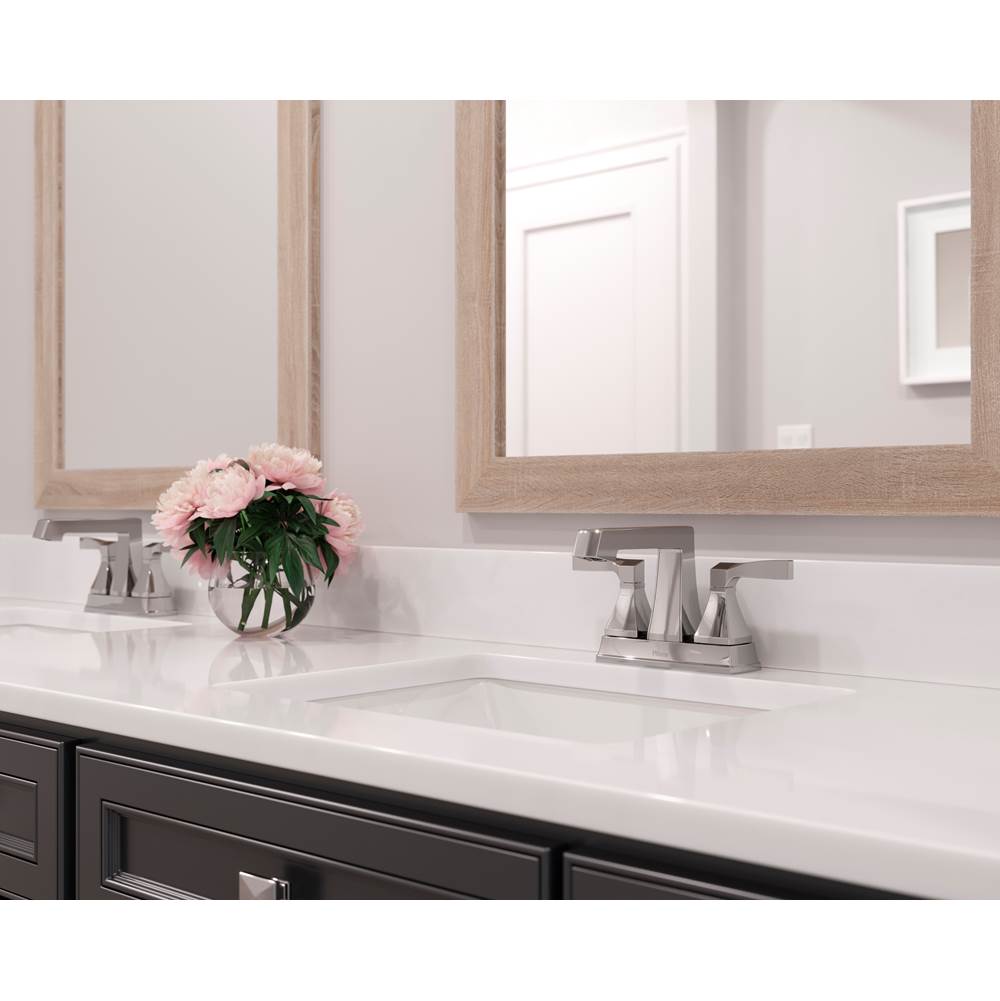 Holliston 4 in Centerset Bathroom Faucet in Brushed Gold