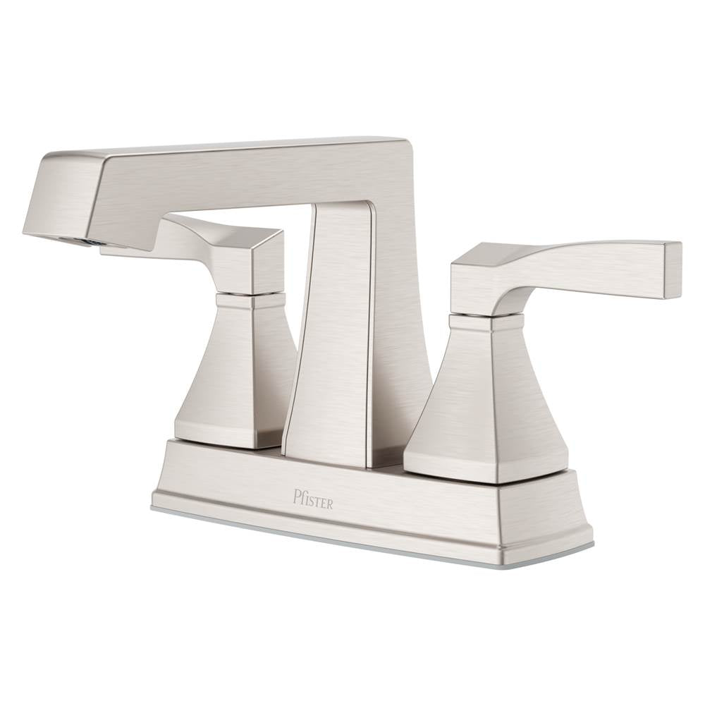 Pfister - Holliston 4 in Centerset Bathroom Faucet in Spot Defense Brushed Nickel - Spot Defense Brushed Nickel