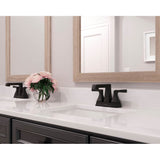 Holliston 4 in Centerset Bathroom Faucet in Brushed Gold