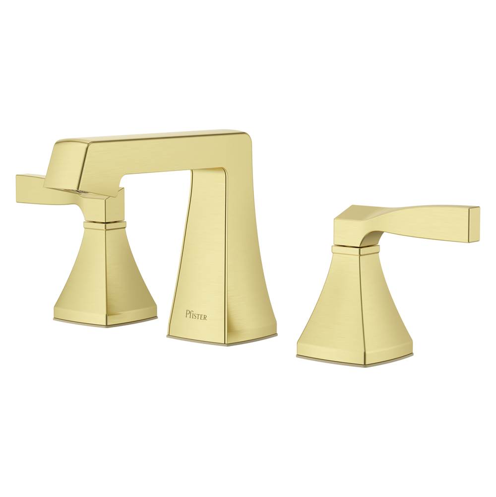 Pfister - Holliston 8 in. Widespread Bathroom Faucet inBrushed Gold - Brushed Gold