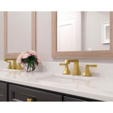 Holliston 8 in. Widespread Bathroom Faucet inBrushed Gold