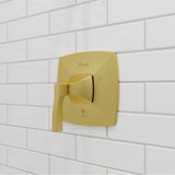 Holliston Diverter Valve Trim in Brushed Gold