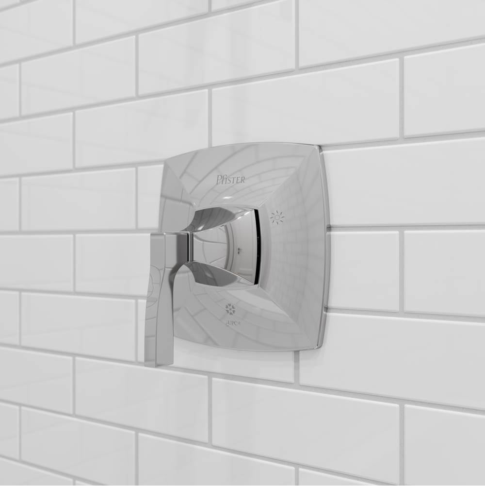 Holliston Diverter Valve Trim in Brushed Gold