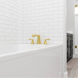 Holliston Roman Tub Faucet Trim in Brushed Gold