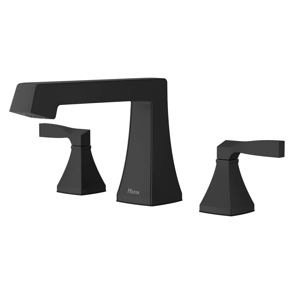 Pfister - Holliston Roman Tub Faucet Trim in Spot Defense Matte Black - Spot Defense Matte Black