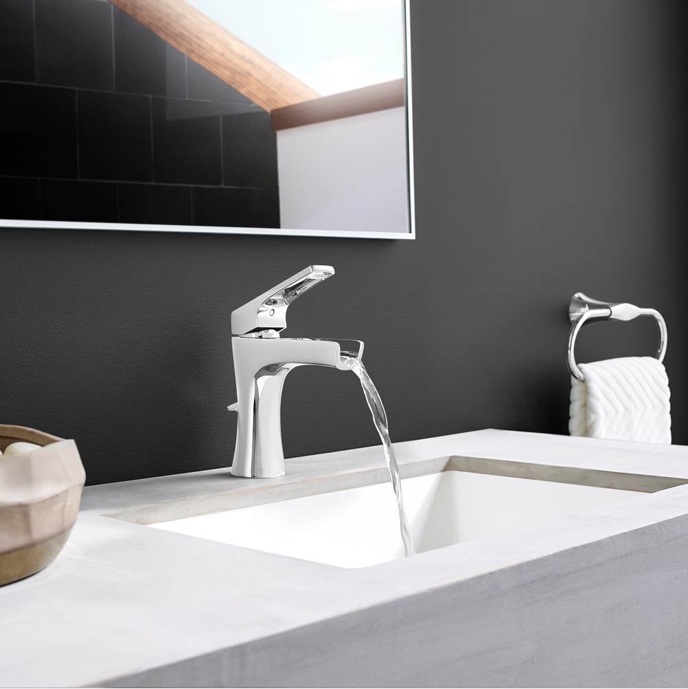 Kelen Single Control 4'' Centerset Bathroom  Faucet in Polished Chrome