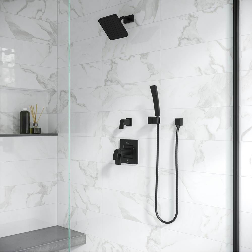 Kenzo 4-Piece Wallmount Handshower Kit in Matte Black