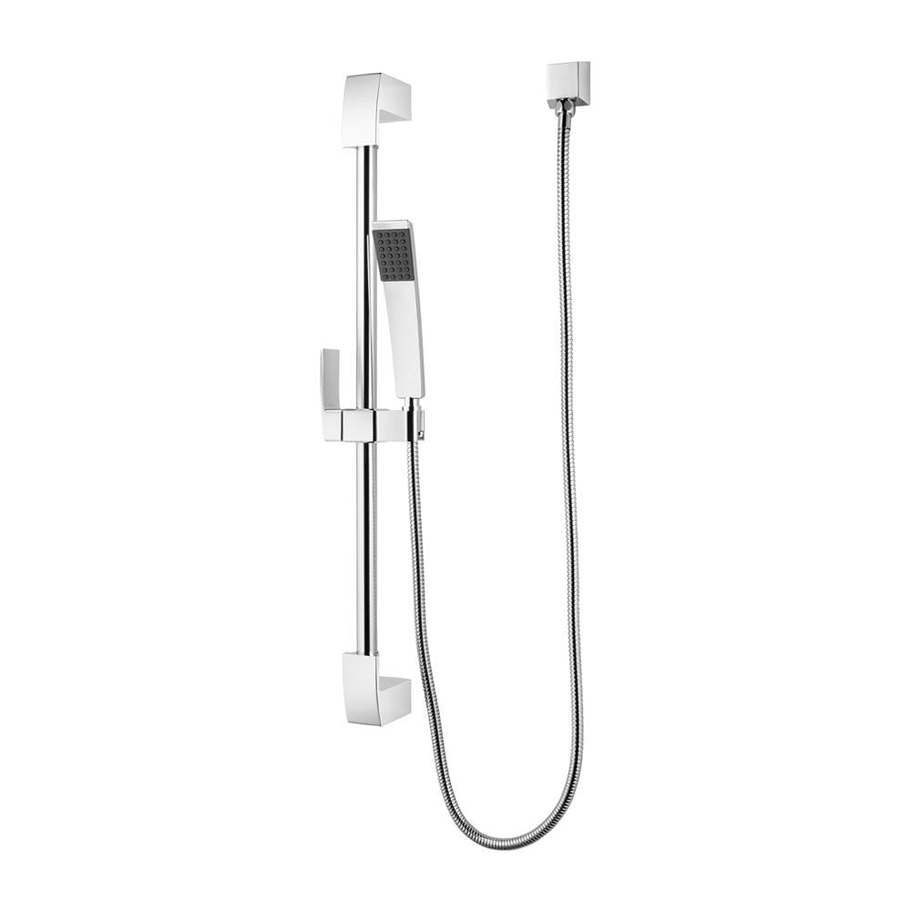 Pfister - Kenzo Adjustable Slidebar Handheld Shower Kit in Polished Chrome - Polished Chrome