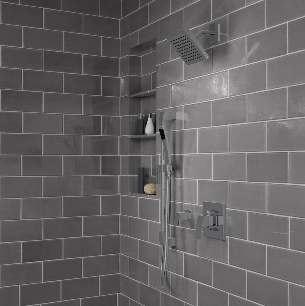 Kenzo Adjustable Slidebar Handheld Shower Kit in Matte Black