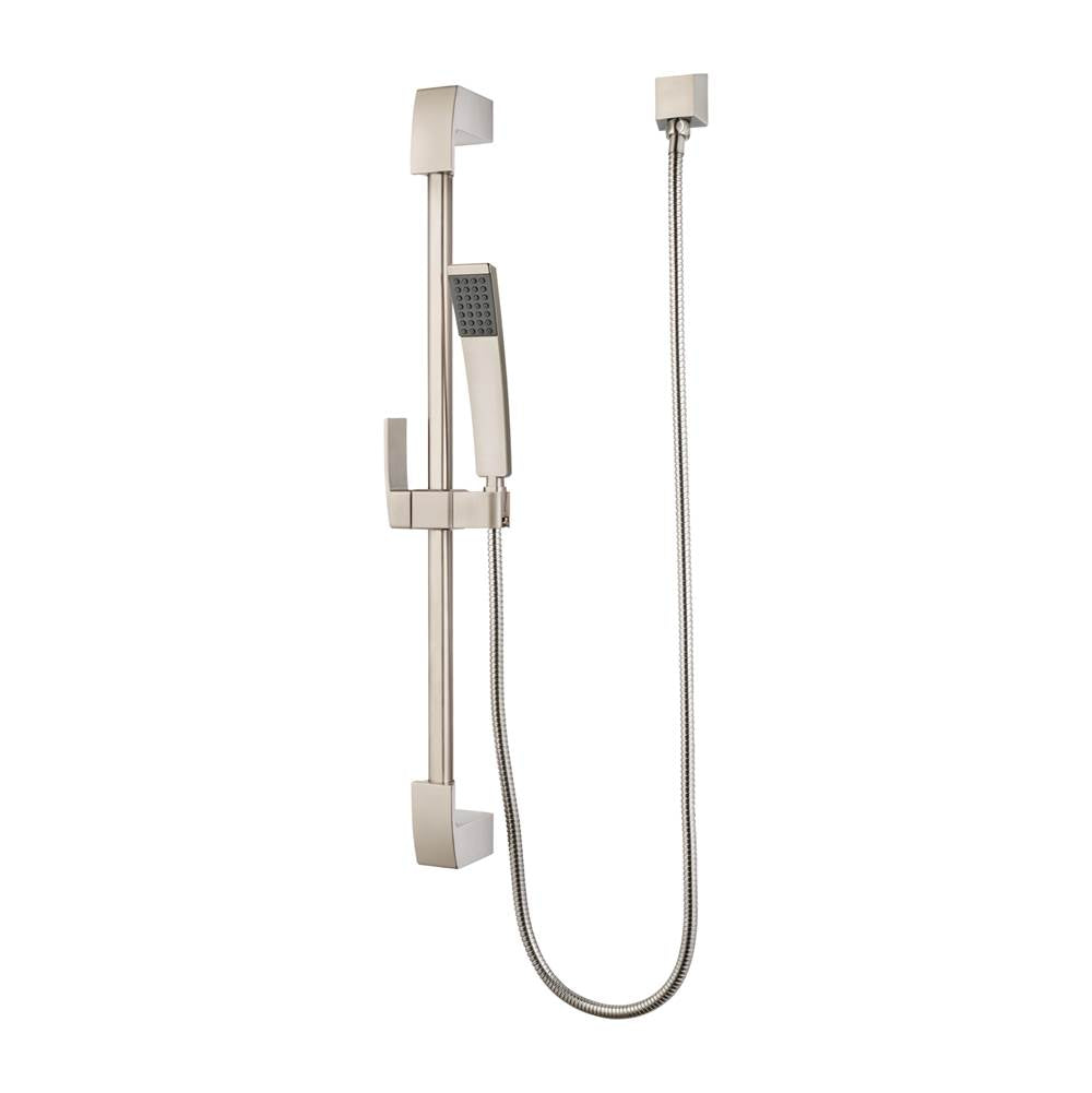 Pfister - Kenzo Adjustable Slidebar Handheld Shower Kit in Brushed Nickel - Brushed Nickel