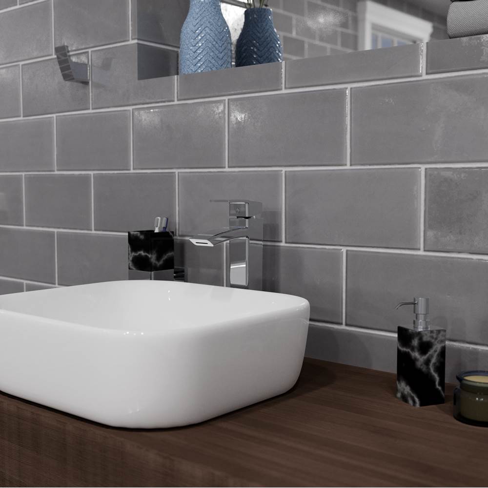 Kenzo Single Control Vessel Bathroom Faucet in Matte Black