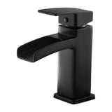 Pfister - Kenzo Single Control 4'' Centerset Bathroom Faucet in Black - Matte Black
