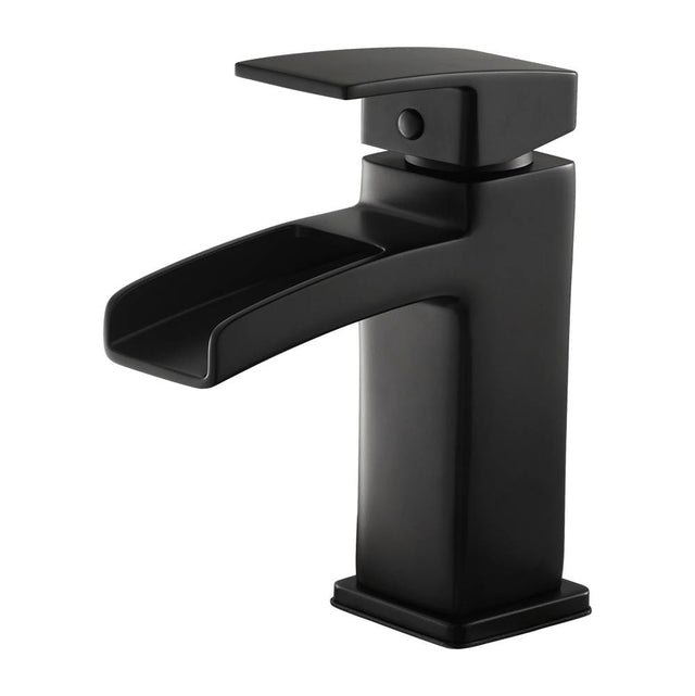 Pfister - Kenzo Single Control 4'' Centerset Bathroom Faucet in Black - Matte Black