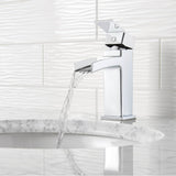 Kenzo Single Control 4'' Centerset Bathroom Faucet in Black