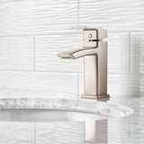 Kenzo Single Control 4'' Centerset Bathroom Faucet in Black