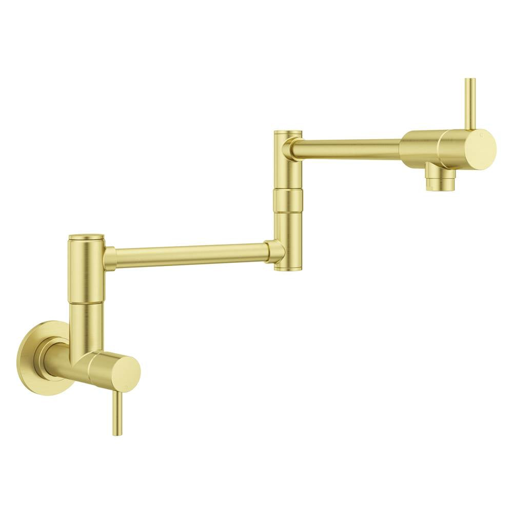 Pfister - Lita 2-Handle 1-Hole Potfiller Kitchen Faucet in Brushed Gold - Brushed Gold