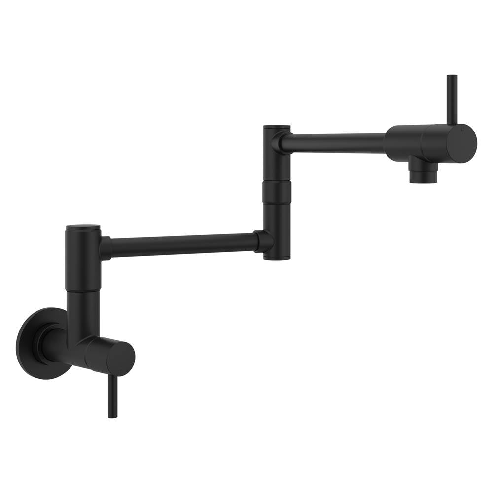 Pfister - Lita 2-Handle 1-Hole Potfiller Kitchen Faucet in Matte Black - Matte Black