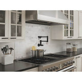 Lita 2-Handle 1-Hole Potfiller Kitchen Faucet in Matte Black