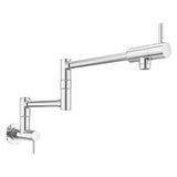 Lita 2-Handle 1-Hole Potfiller Kitchen Faucet in Matte Black