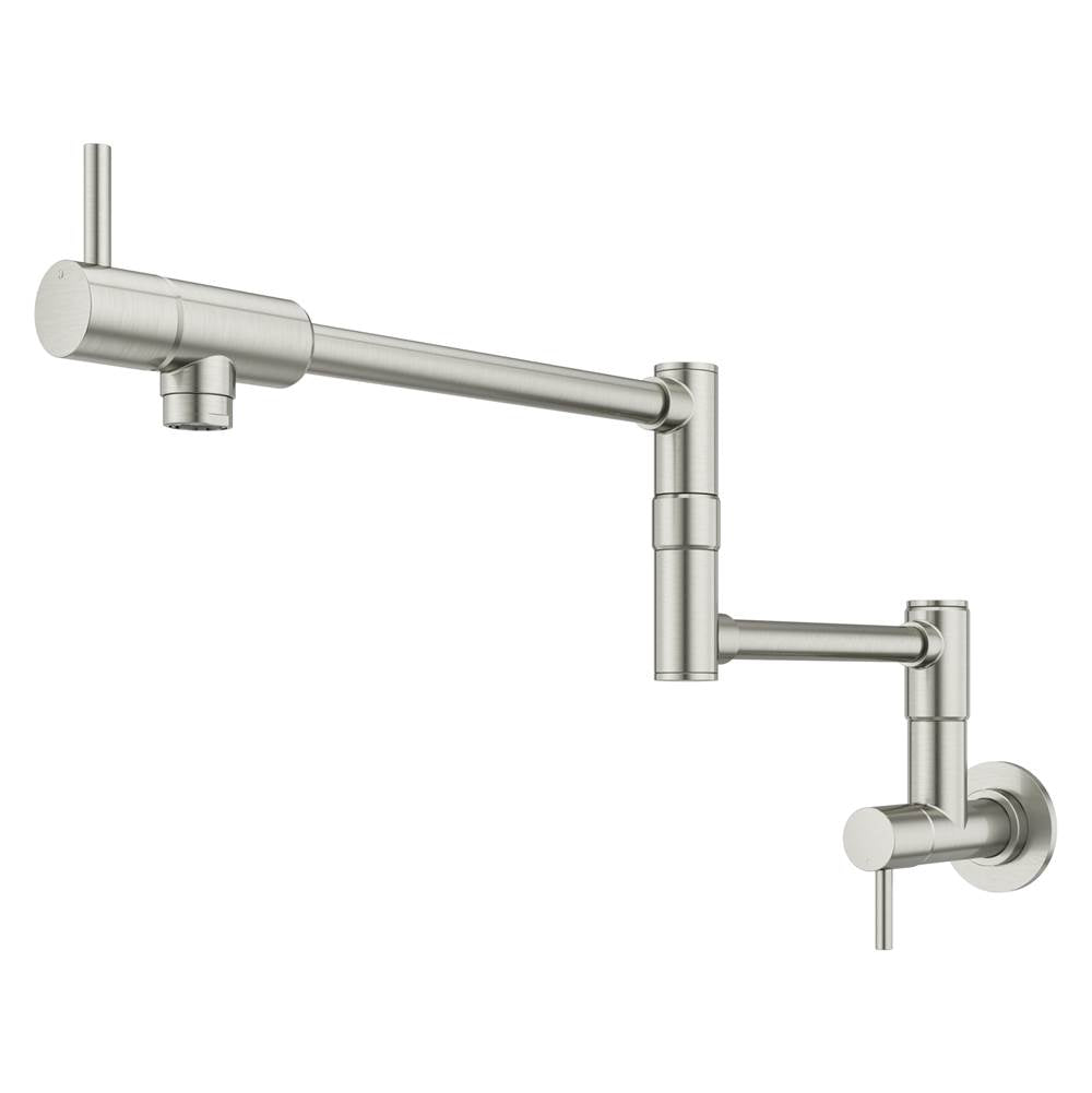 Pfister - Lita 2-Handle 1-Hole Potfiller Kitchen Faucet in Stainless Steel - Stainless Steel