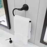 McAllen Towel Ring in Matte Black