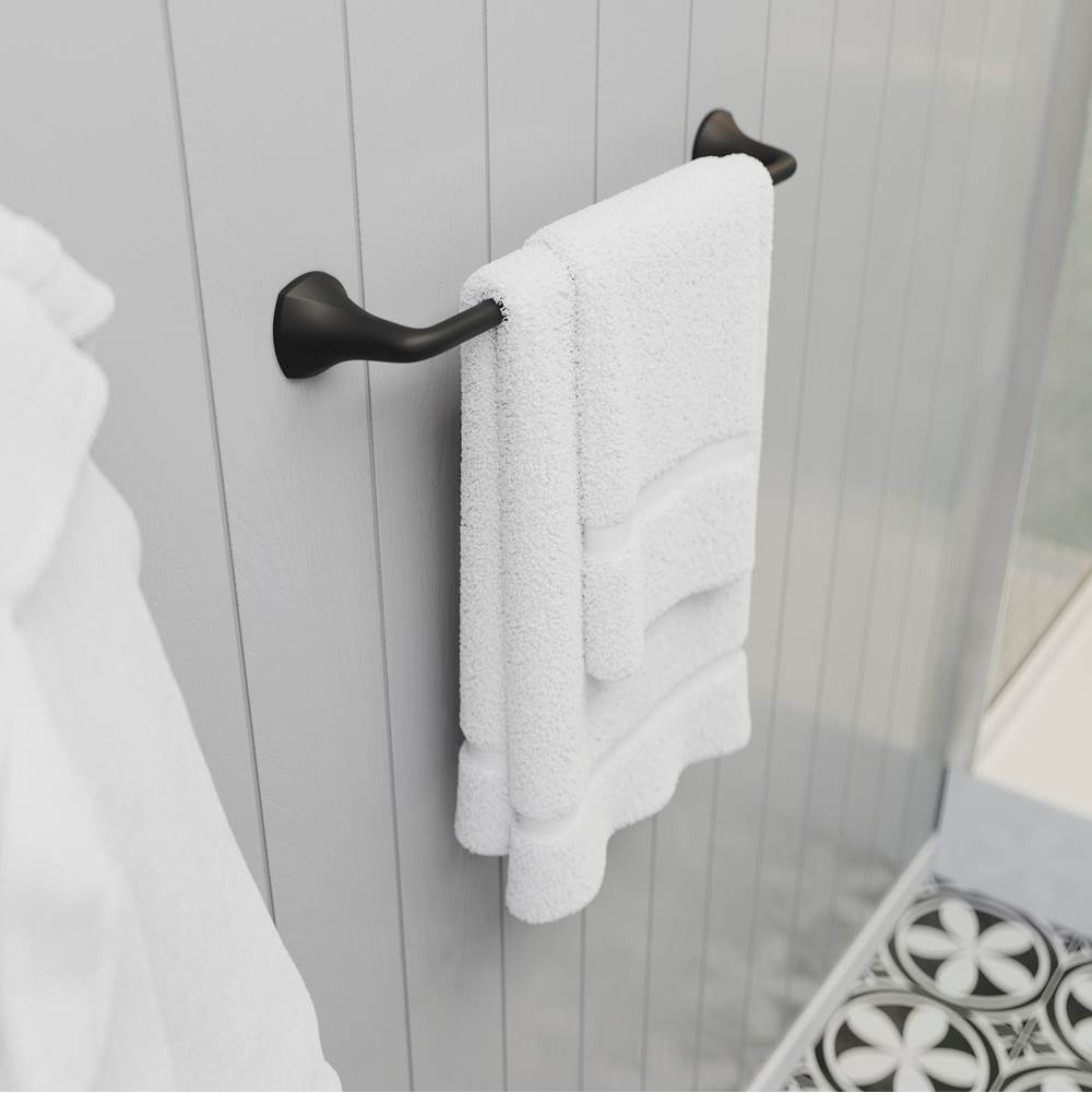 McAllen 18 in. Towel Bar in Matte Black