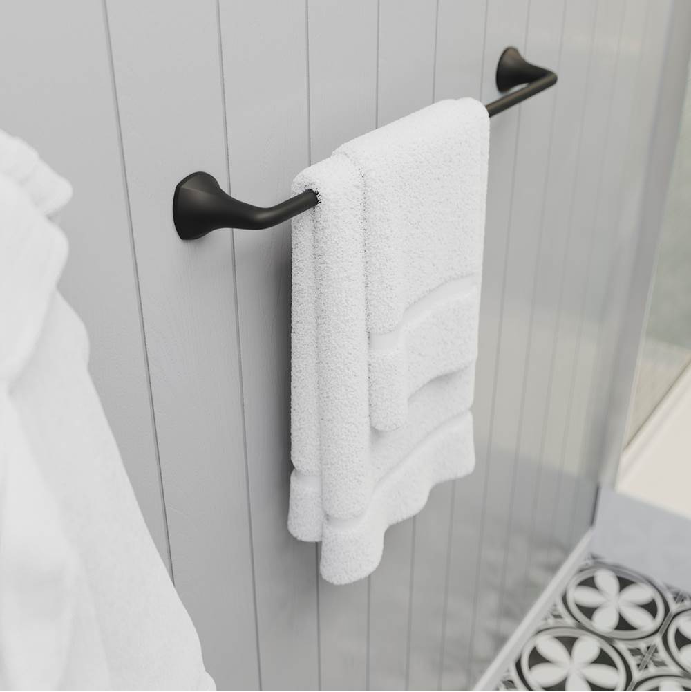 McAllen 24 in. Towel Bar in Matte Black